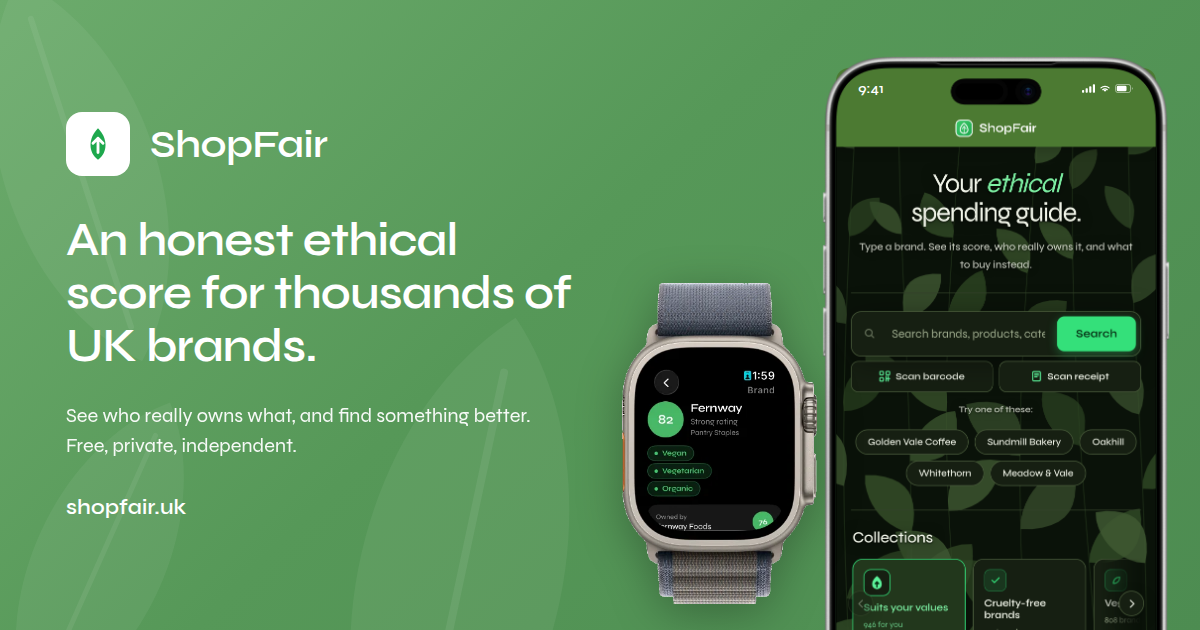 I made an app that tells you who actually owns the brands you buy logo