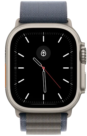 The ShopFair complication on an analogue watch face