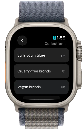 Collections on Apple Watch
